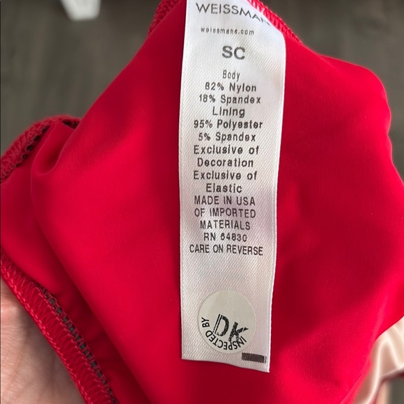 Weissman Red Leotard - Picture 3 of 3